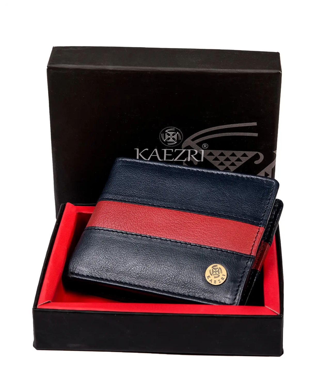 Kaezri Men's Genuine Leather Bi-fold Wallet